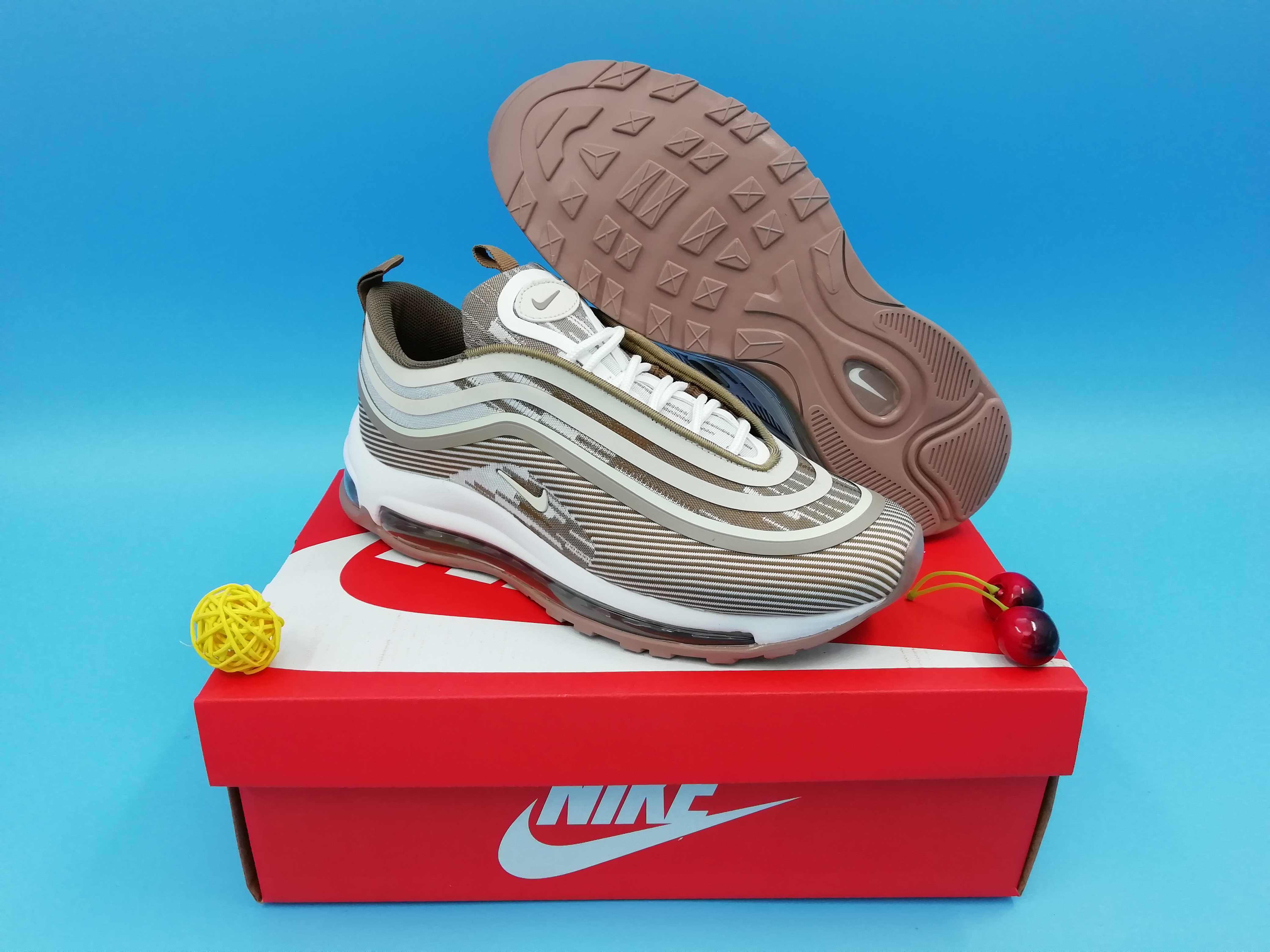 2019 Nike Air Max 97 Grey White Shoes - Click Image to Close